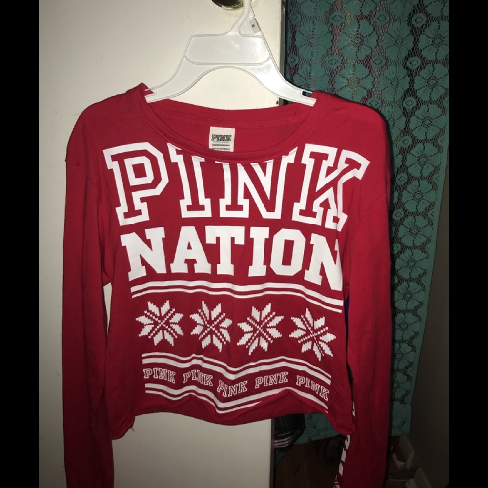 3/$20 Pink nation Christmas shirt